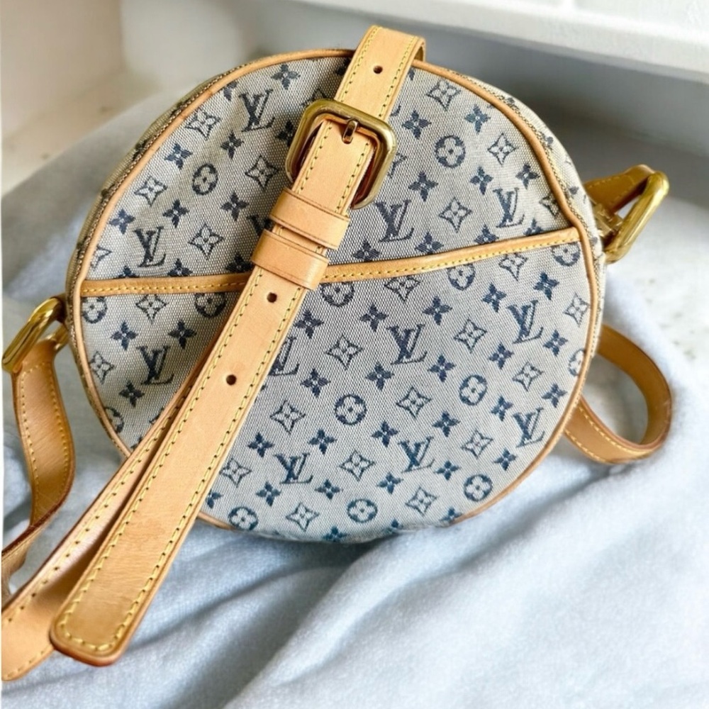 Louis Vuitton Jeanne Denim Blue Mini Lin